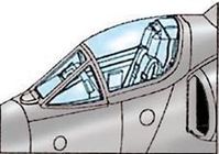 A-4M/N Skyhawk Canopy