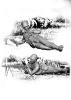 Polish Infantry Lying (2 Figures, 3D Printed) - Image 1