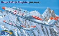 Fouga CM.170R Magister (AAF, Brazil) French training jet aircraft